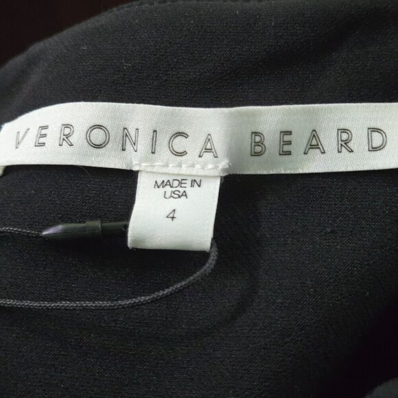 Veronica Beard NWT Zip Back Scuba Pants Black Size 4 - Picture 11 of 12